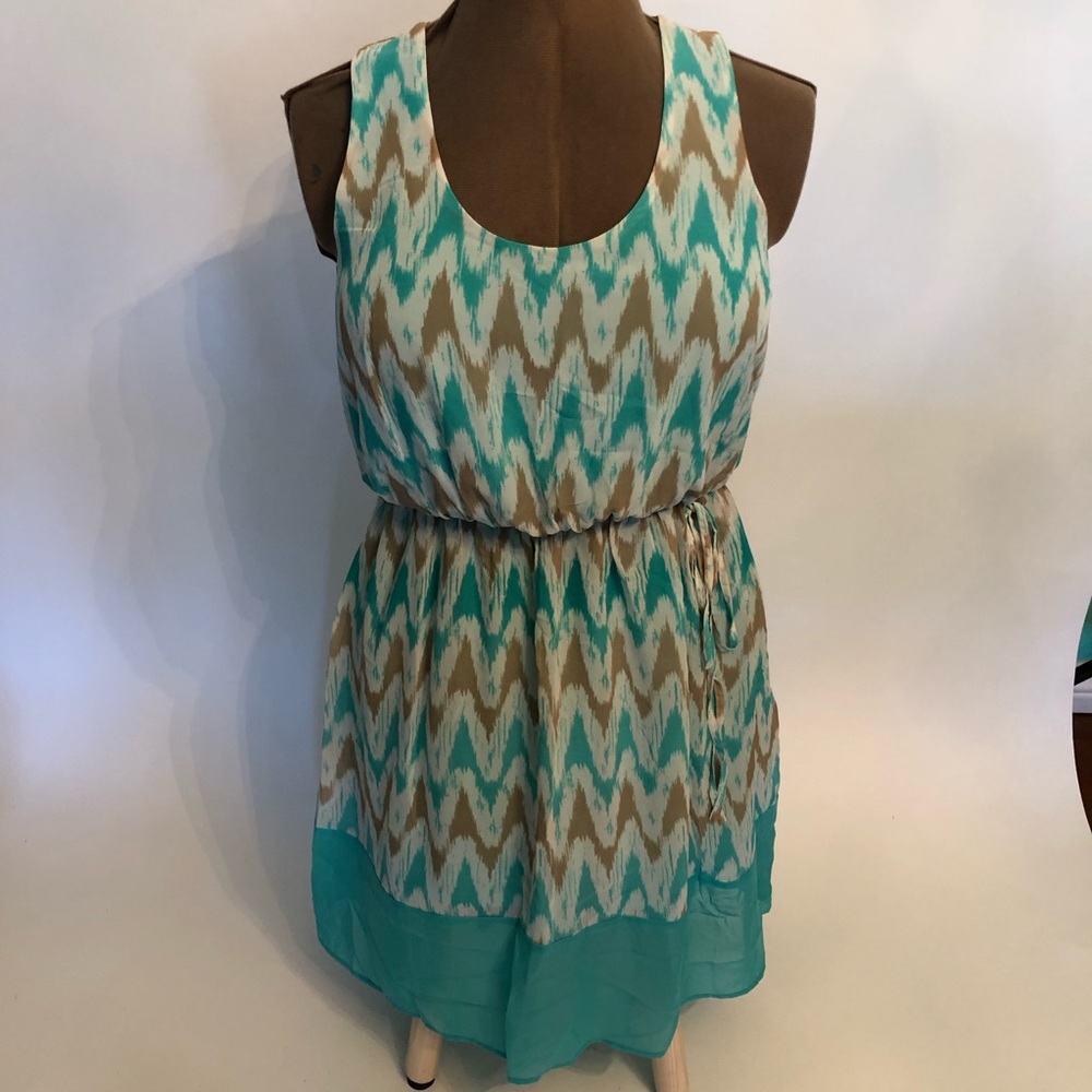 Turquoise sun dress